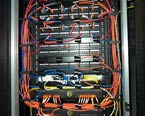 Tidy network data cabinet
