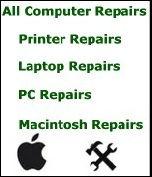 Computer Repair - Printer Repair - Laptop Repair - Macintosh Repair